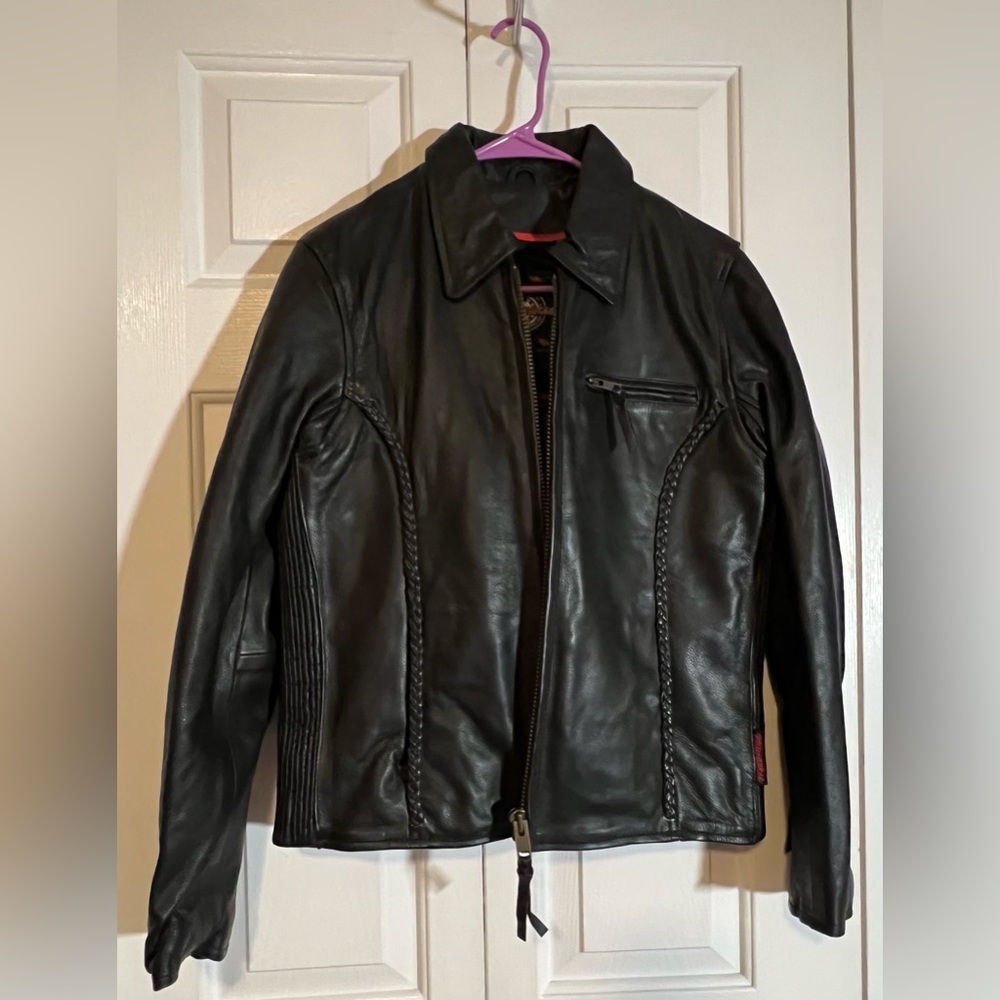 Milwaukee Riding Jacket Genuine Leather New Vintage was Bought but NEVER WORN!